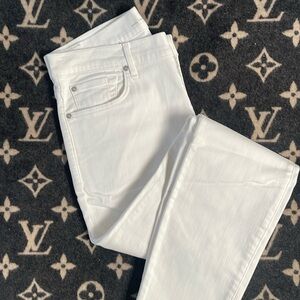 EUC White Mens 7 For all Mankind jeans size 33